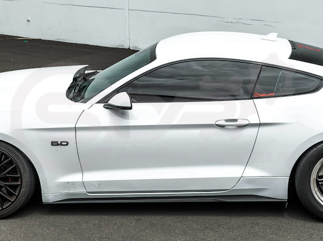 2015-2023 FORD MUSTANG S550 | SIDE SKIRTS EXTENSION ROCKER PANELS GROUND EFFECTS