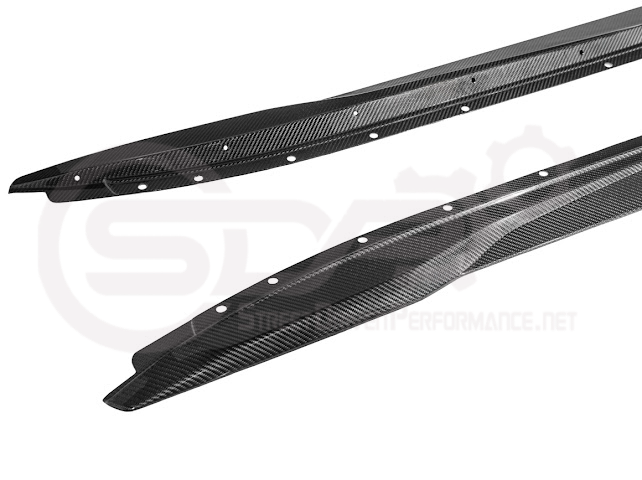 2023-UP CHEVROLET CORVETTE C8 Z06 & E-RAY | SDP PERFORMANCE TRACK STYLE CARBON FIBER SIDE SKIRTS ROCKER PANEL GROUND EFFECTS
