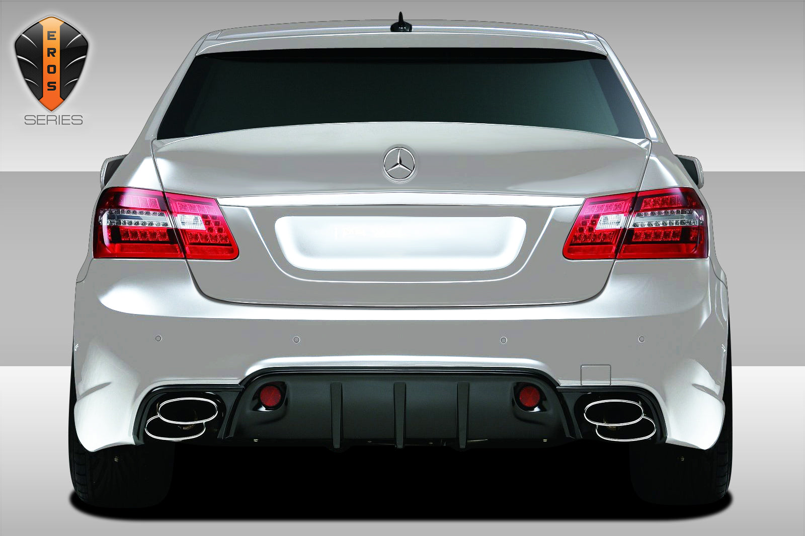 2010-2016 Mercedes E Class W212 Eros Version 1 Rear Bumper Cover - 1 Piece