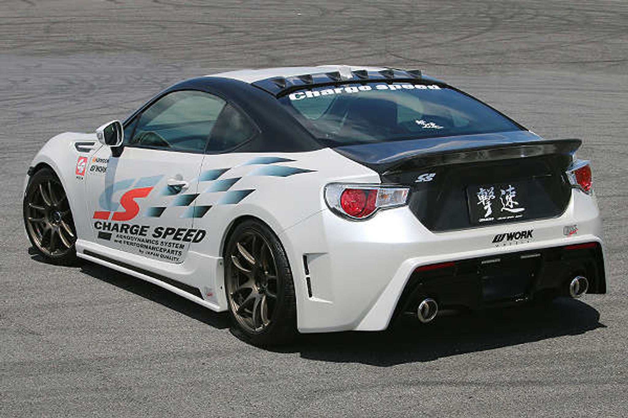 Charge Speed 2013-2016 Scion FR-S FT-86 Type 2 Complete Kit with OEM turn signal on front bumper & LED BACKUP LAMP and REAR REFLECTOR on Rear Bumper