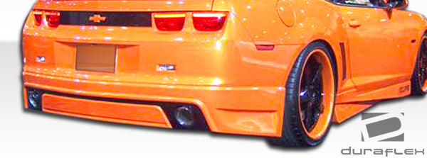 2010-2013 Chevrolet Camaro V6 Duraflex Racer Rear Lip Under Spoiler Air Dam - 1 Piece