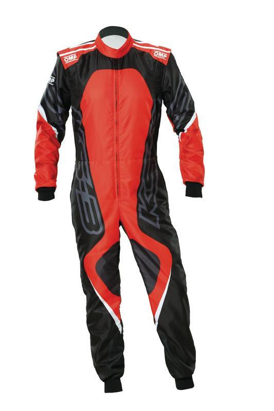 OMP KS-3X ART OVERALL FIA 8877-2022 (KIDS) BLACK / RED SZ 120