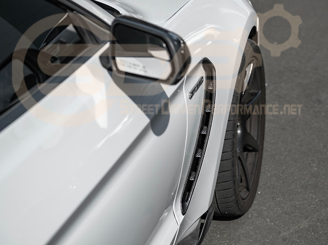 2015-20 FORD MUSTANG | CARBON FIBER FRONT SIDE FENDER VENT COVER