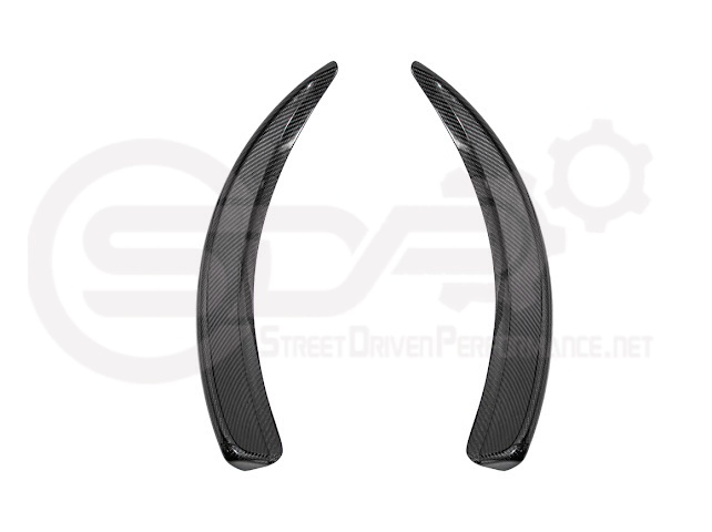 2005-2013 Chevrolet Corvette C6 |Z06 ZR1 STYLE CARBON FIBER Front & Rear Splash Guard Mud Flaps