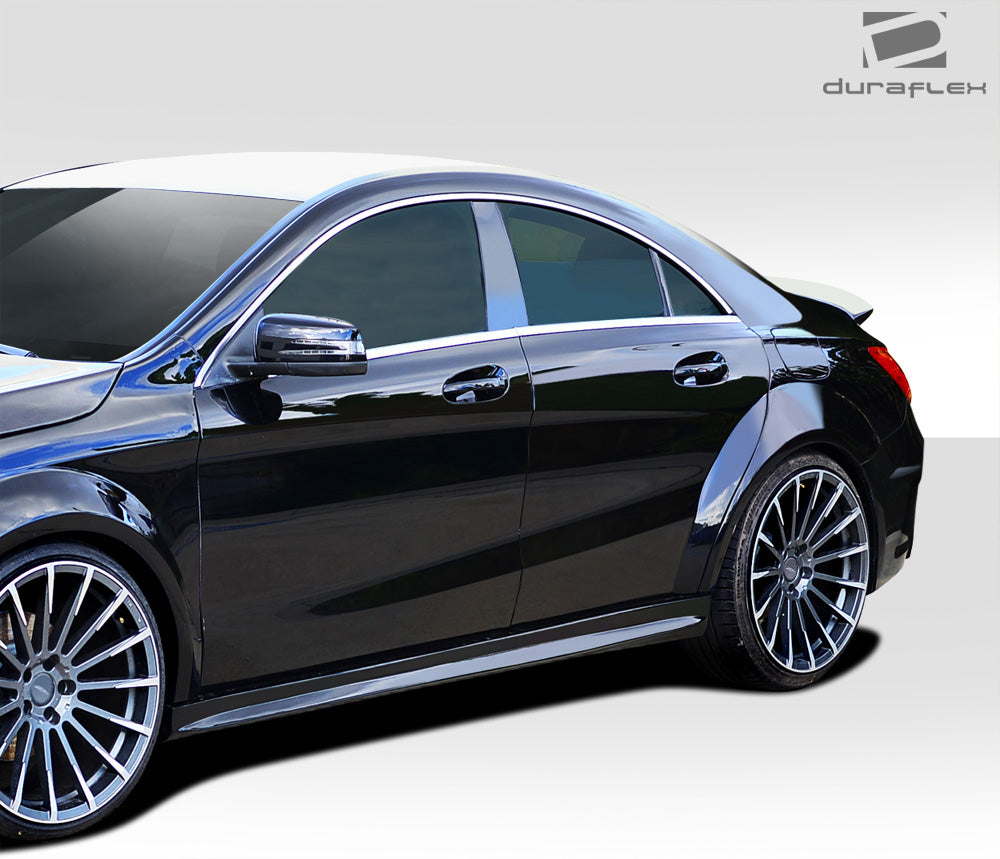 2014-2015 Mercedes CLA Class Duraflex Black Series Look Wide Body Side Skirt Rocker Panels -2 Piece