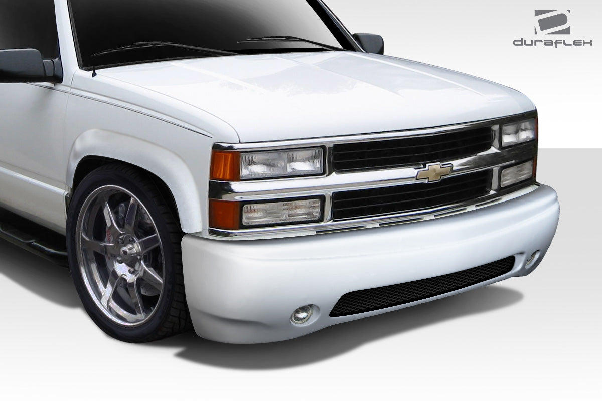 1988-1999 Chevrolet GMC C Series / K Series Pickup 1992-1999 Tahoe Yukon Suburban F/S Duraflex Denali Look Front Bumper Co...