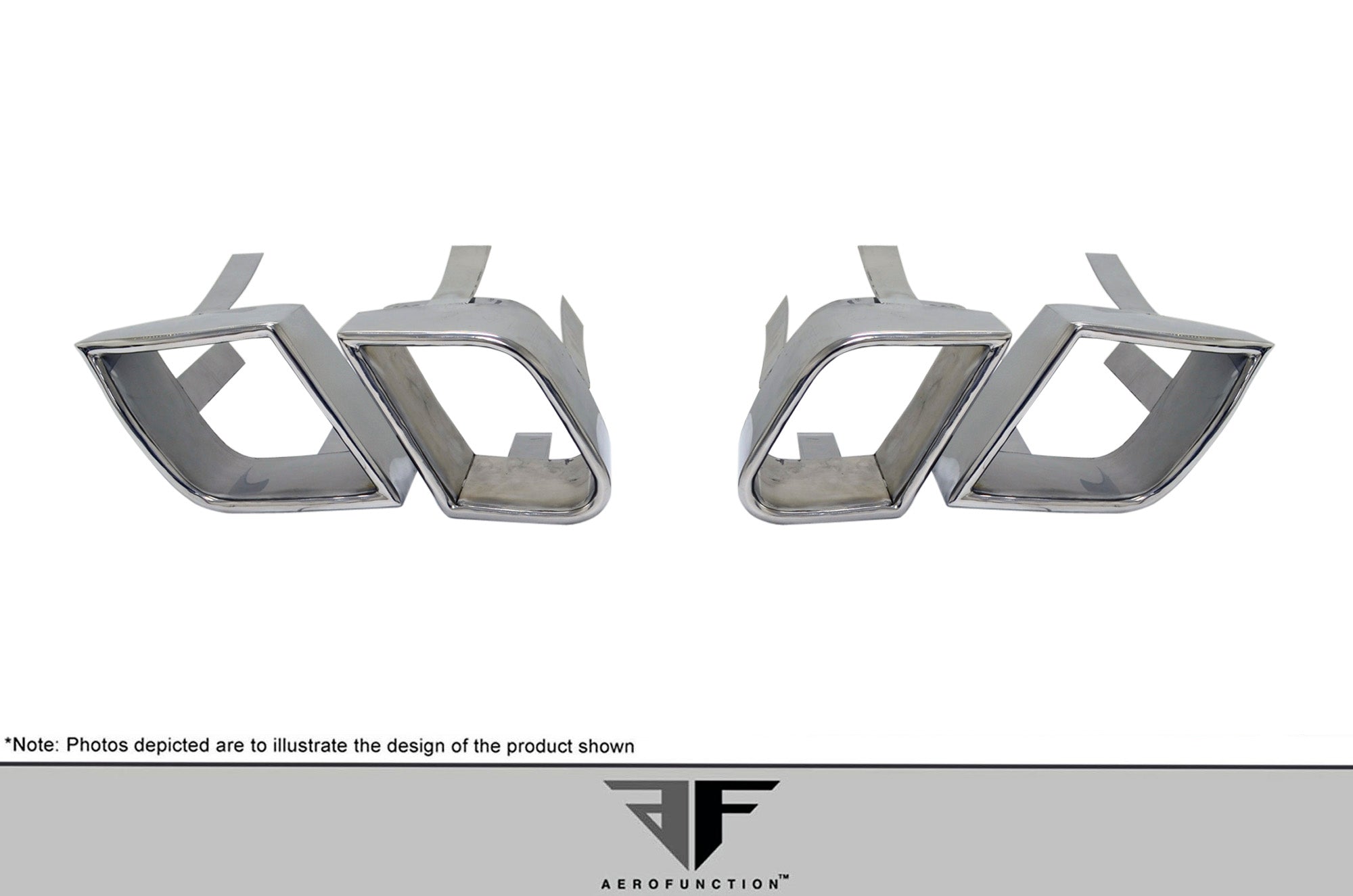 2011-2014 Porsche Cayenne AF-4 Exhaust Tips - 4 Piece (S)