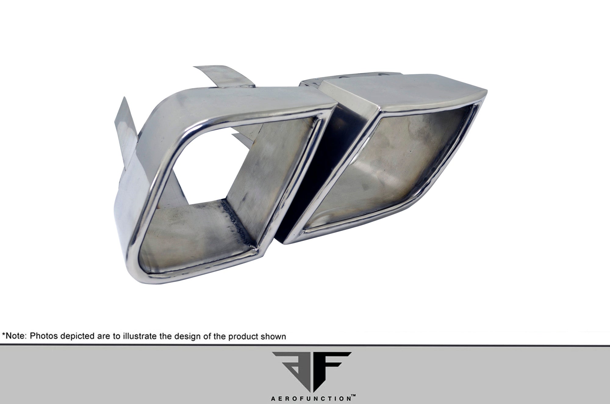 2011-2014 Porsche Cayenne AF-4 Exhaust Tips - 4 Piece (S)