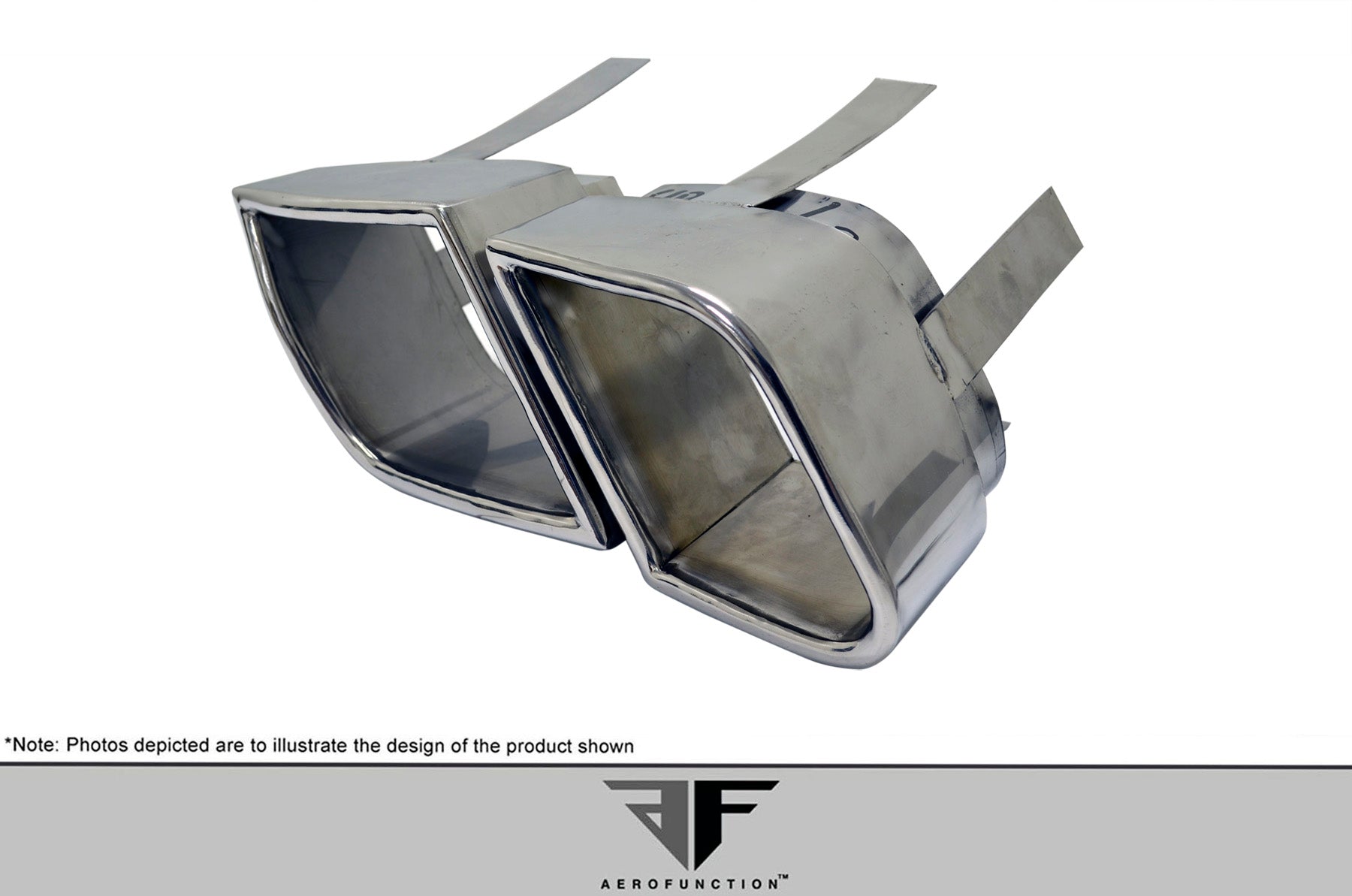 2011-2014 Porsche Cayenne AF-4 Exhaust Tips - 4 Piece (S)