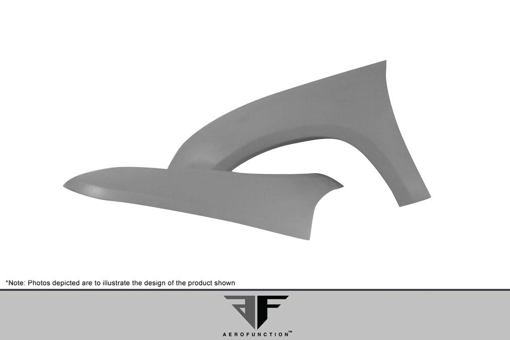 2008-2015 Lexus LX570 AF-1 Wide Body Front Fenders ( GFK ) - 2 Piece (S)