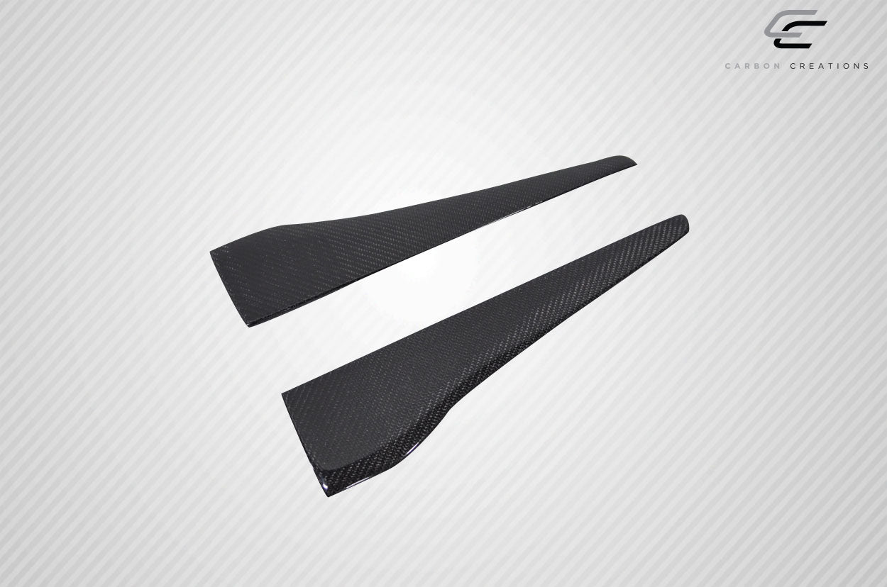 2015-2017 Ford Mustang Carbon Creations GT Concept Rear Add Ons Spat Extensions - 2 Piece (S)