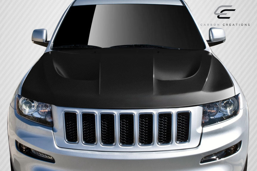 2011-2022 Jeep Grand Cherokee Carbon Creations SRT8 Look Hood - 1 Piece