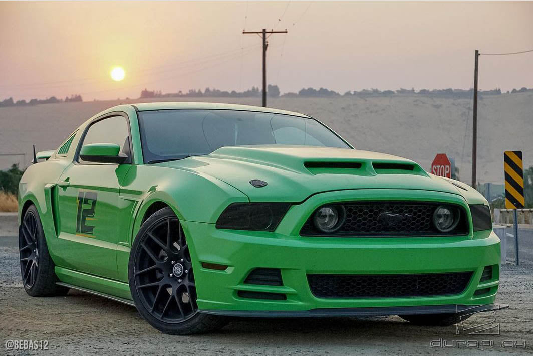 2013-2014 Ford Mustang / 2010-2014 Mustang GT500 Duraflex CVX Version 2 Hood - 1 Piece