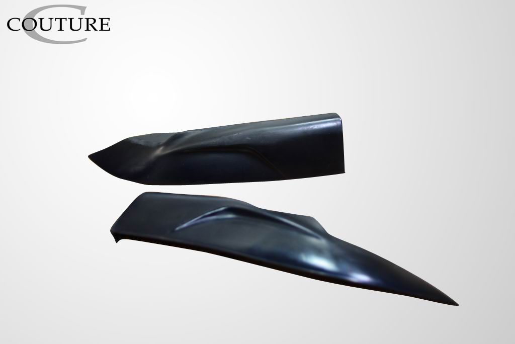 2010-2014 Honda Insight Couture Polyurethane Vortex Rear Add Ons Spat Extensions - 2 Piece (S)