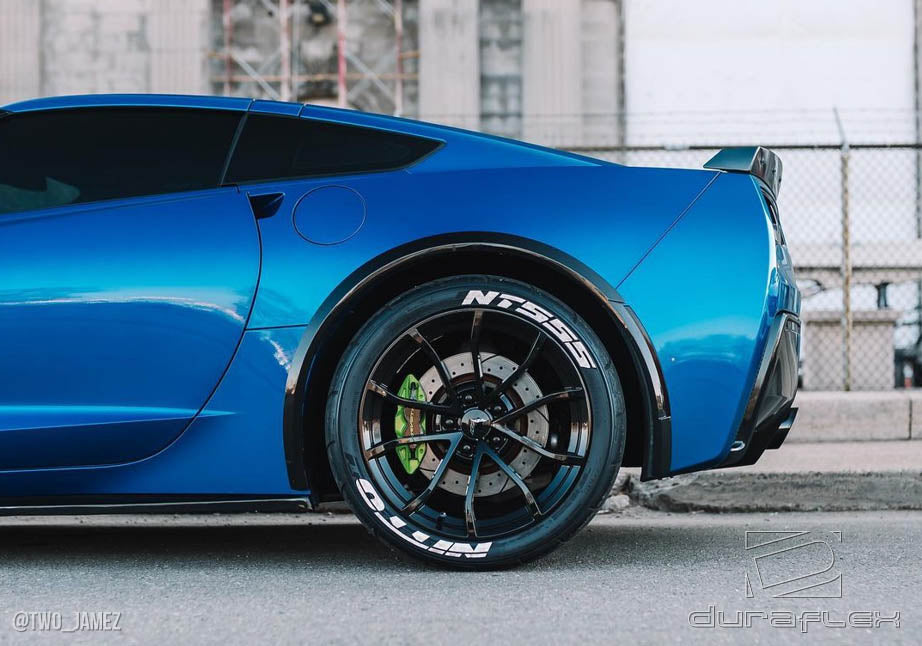 2014-2019 Chevrolet Corvette C7 Duraflex ZR-C Fender Flares - 4 Piece