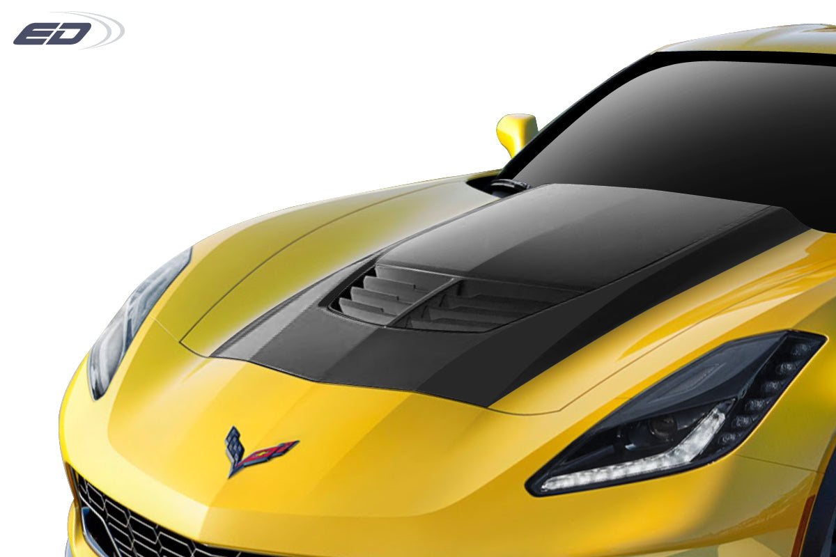 Universal Duraflex Z06 Look Hood Cowl Scoop Vent - 1 Piece