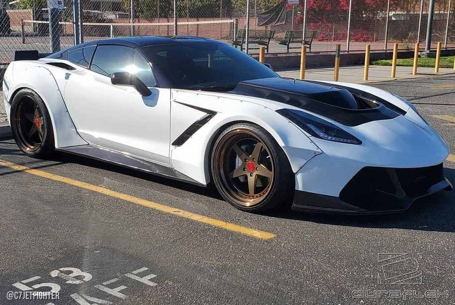 2014-2019 Chevrolet Corvette C7 Duraflex Gran Veloce Wide Body Kit - 6 Piece