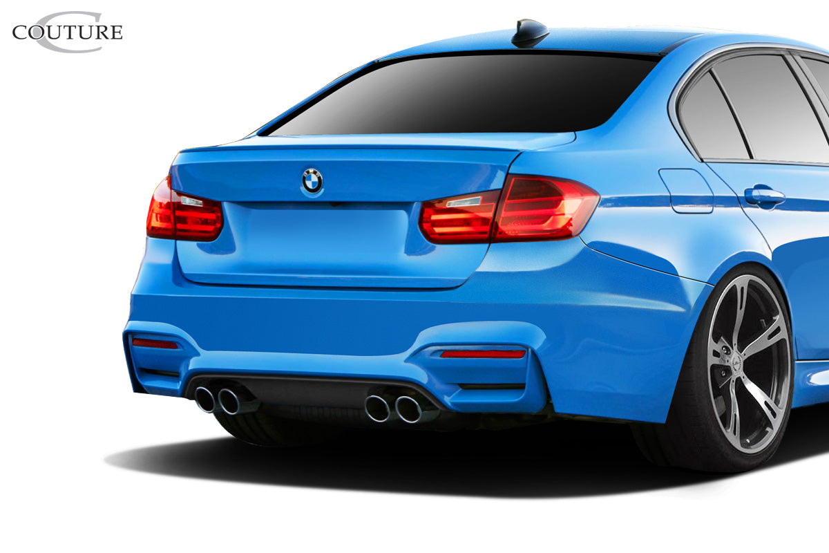 2012-2018 BMW 3 Series F30 Couture Polyurethane M3 Look Rear Bumper (requires diffuser and change to M3 M4 Look exhaust ) ...
