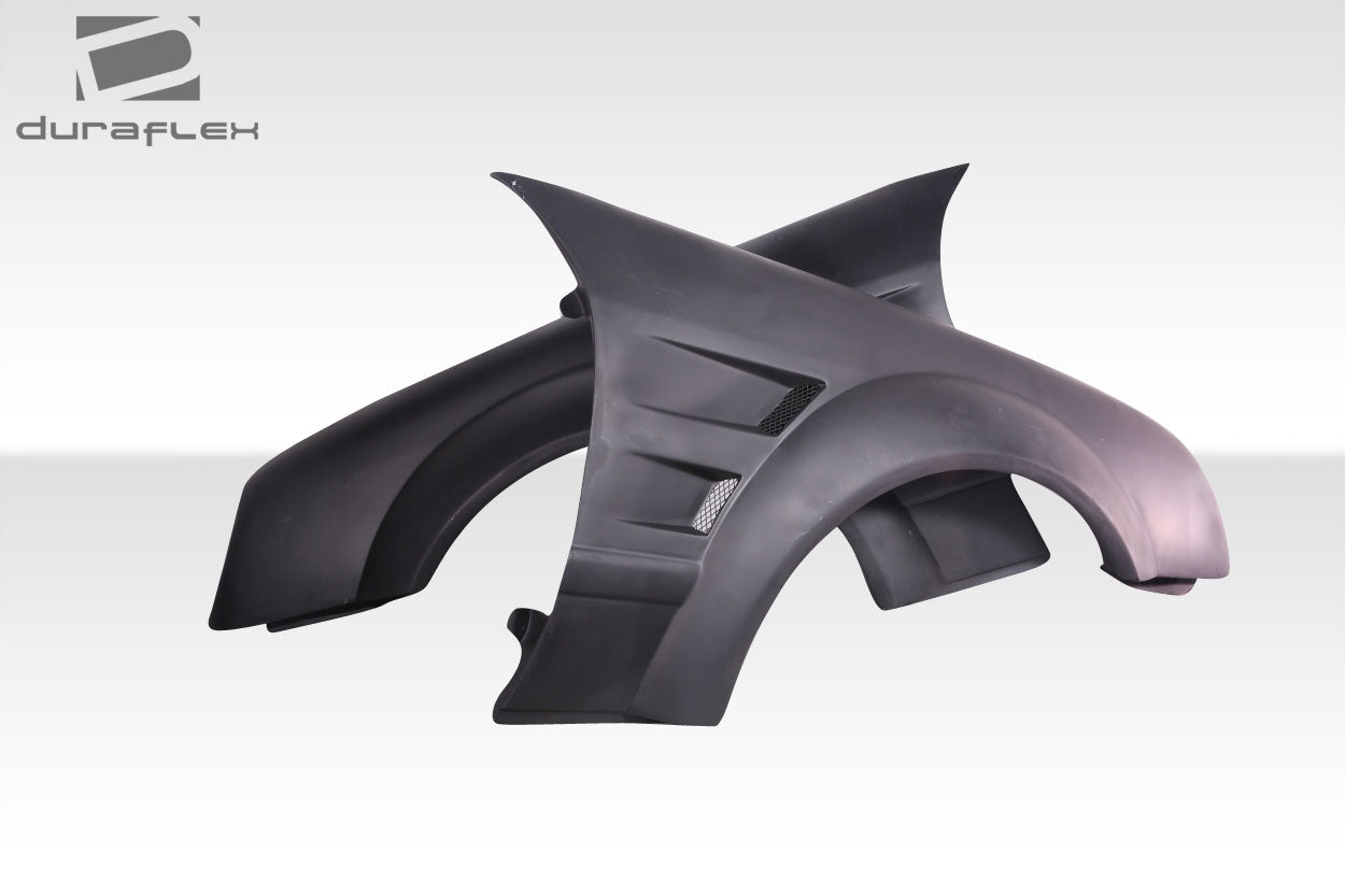 1998-2002 Mercedes CLK W208 Duraflex Black Series Look Wide Body Front Fender Flares - 2 Piece