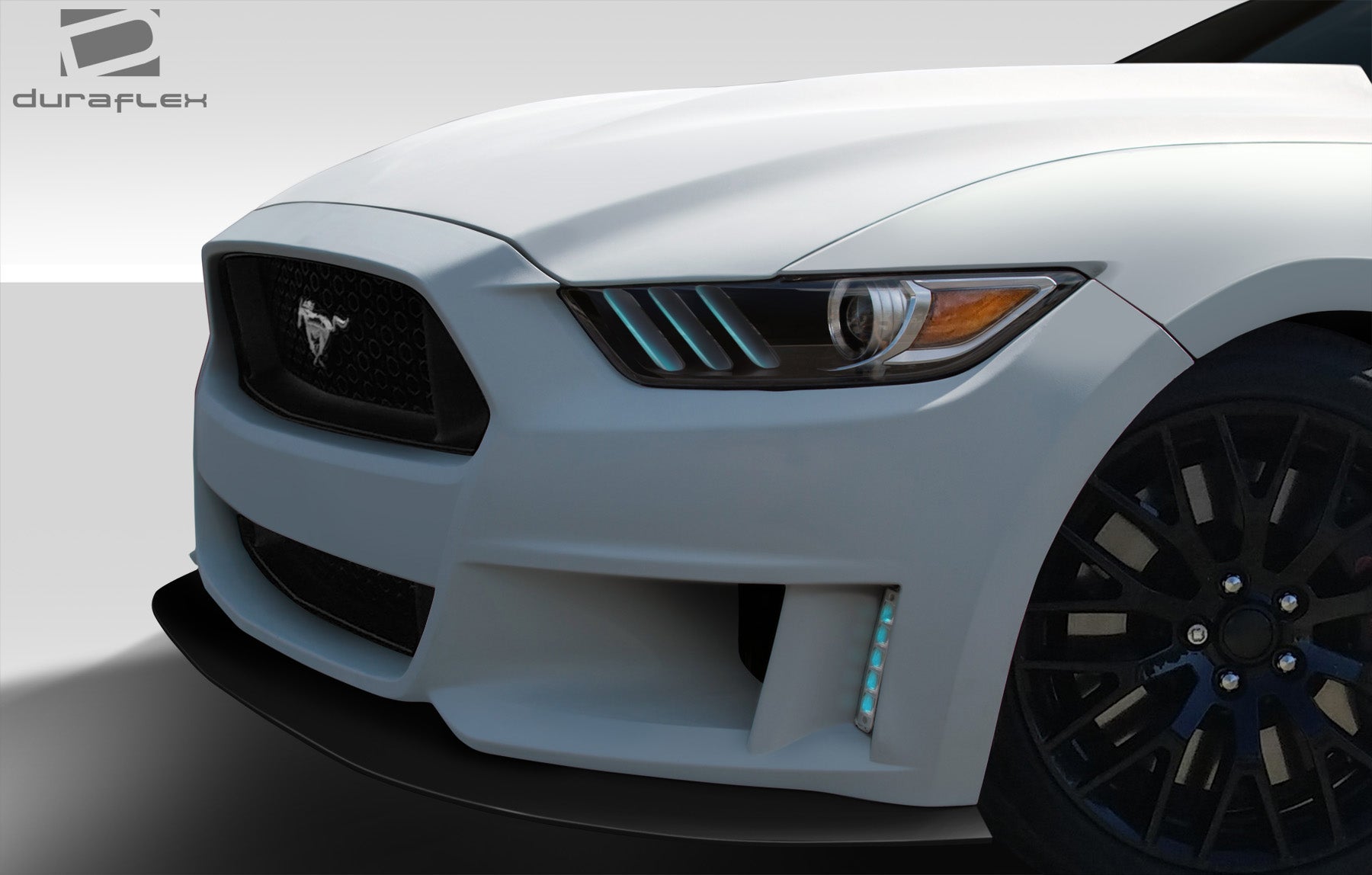 2015-2017 Ford Mustang Duraflex Grid Front Bumper Cover - 1 Piece