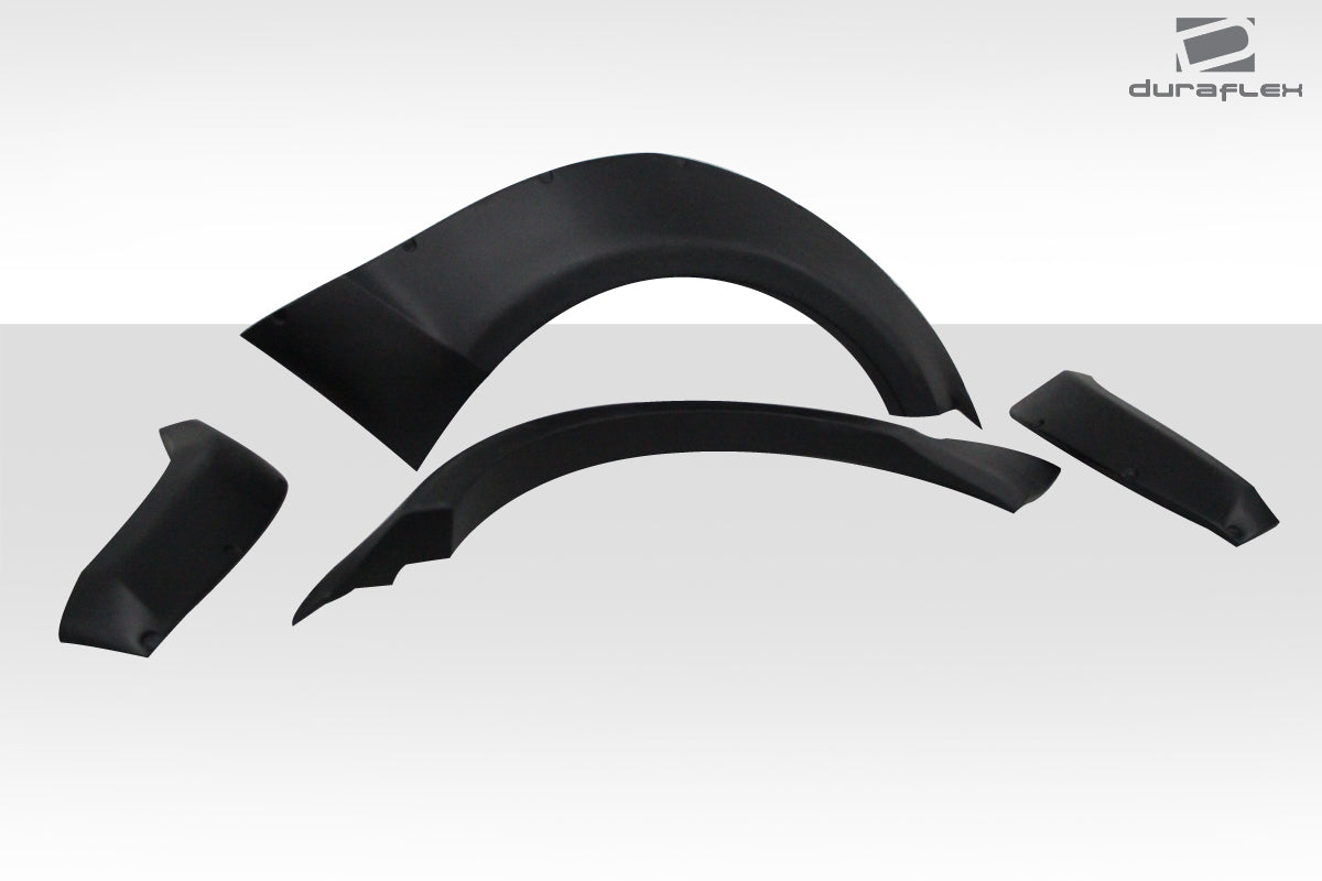 2015-2017 Ford Mustang Duraflex Grid Wide Body Front Fender Flares - 4 Piece