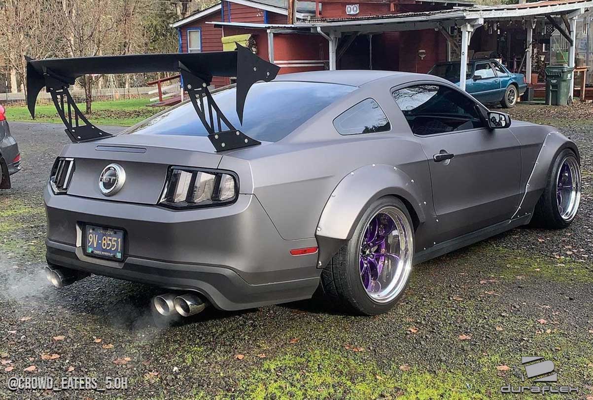 2010 2014 Ford Mustang Duraflex Circuit Wide Body Kit 4 Piece