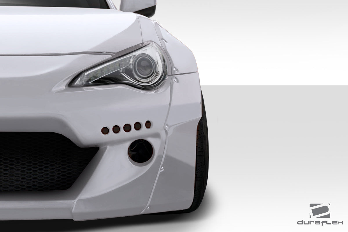 2013-2020 Scion FR-S Toyota 86 Subaru BRZ Duraflex GT500 V2 Front Fender Flares (+45mm) - 4 Piece