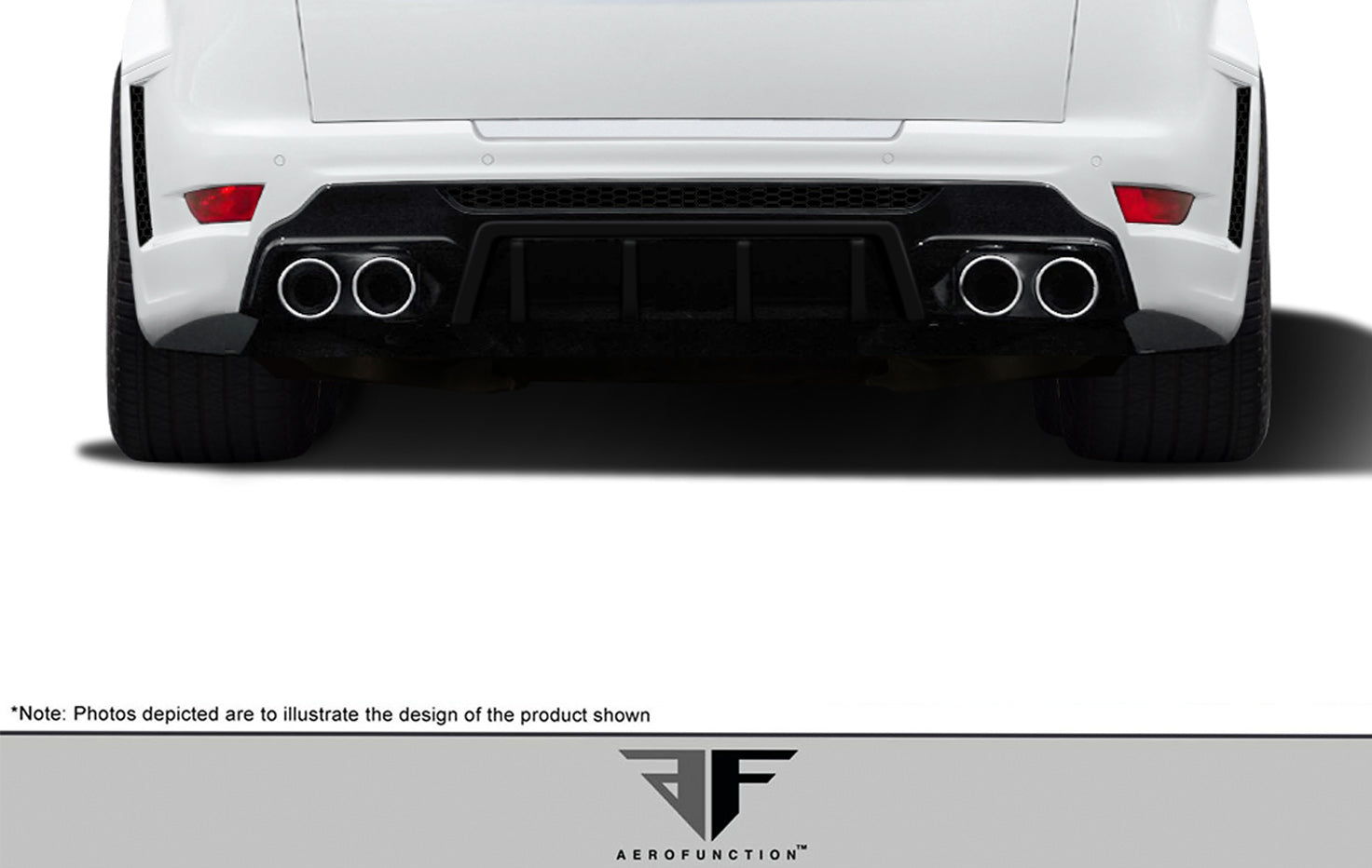 2014-2022 Land Rover Range Rover Sport AF-1 Rear Diffuser ( GFK ) - 1 Piece