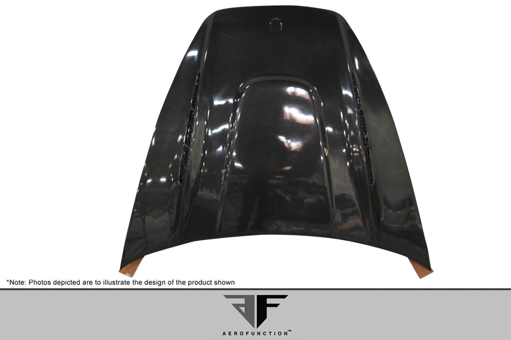 2011-2014 Porsche Cayenne Carbon AF-3 Hood ( CFP ) - 1 Piece