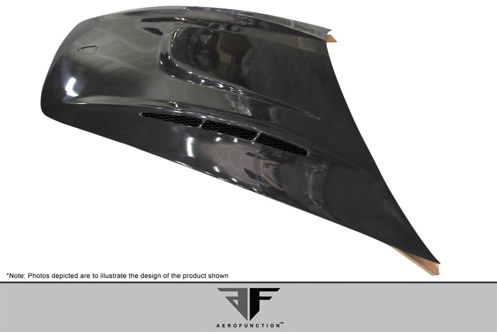 2011-2014 Porsche Cayenne Carbon AF-3 Hood ( CFP ) - 1 Piece
