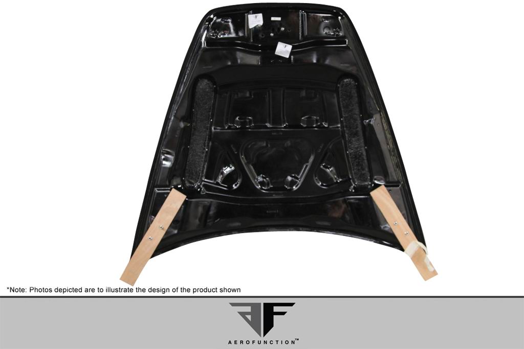 2011-2014 Porsche Cayenne Carbon AF-3 Hood ( CFP ) - 1 Piece