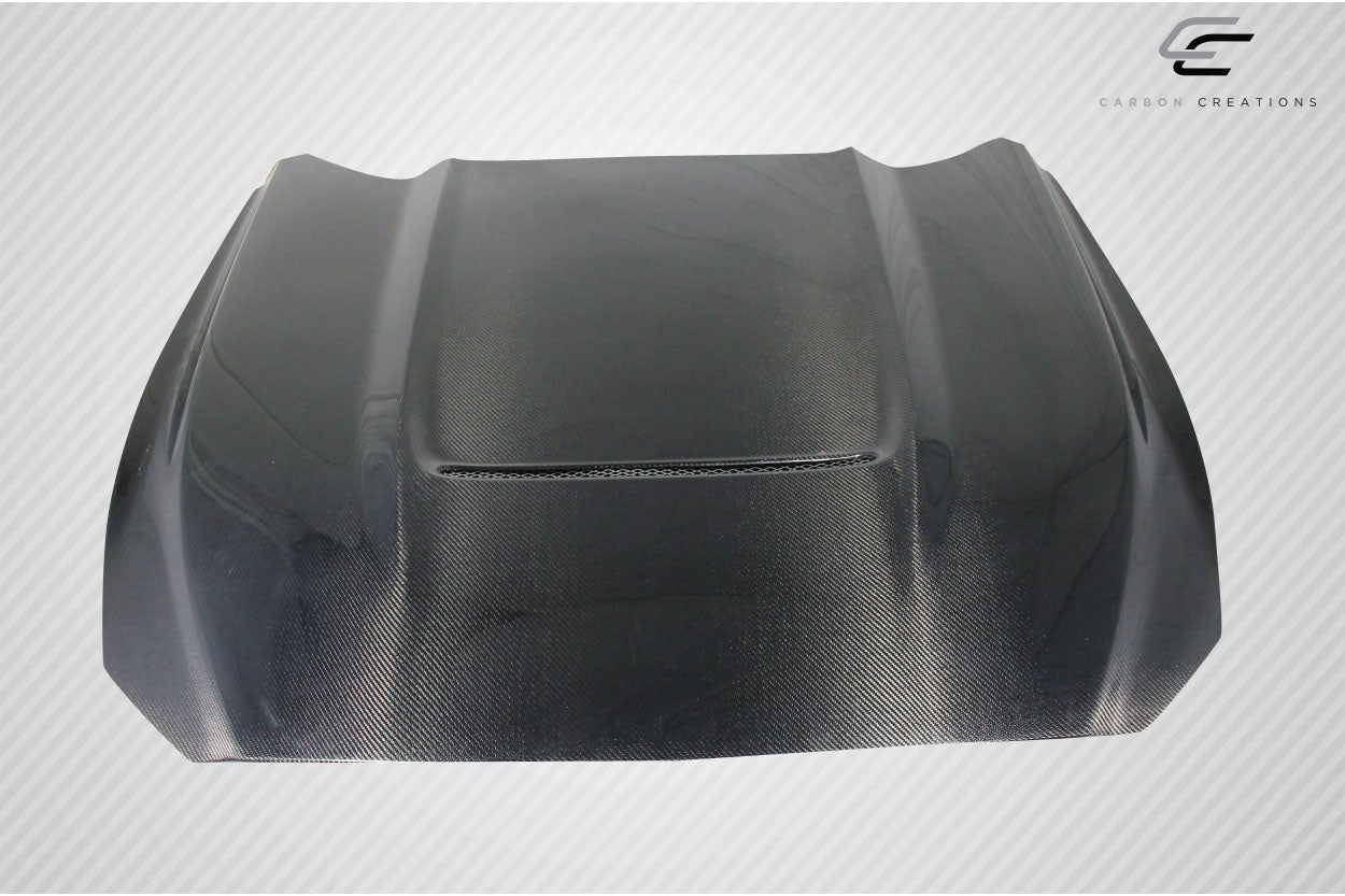 2015-2017 Ford Mustang Carbon Creations GT350 Look Hood - 1 Piece