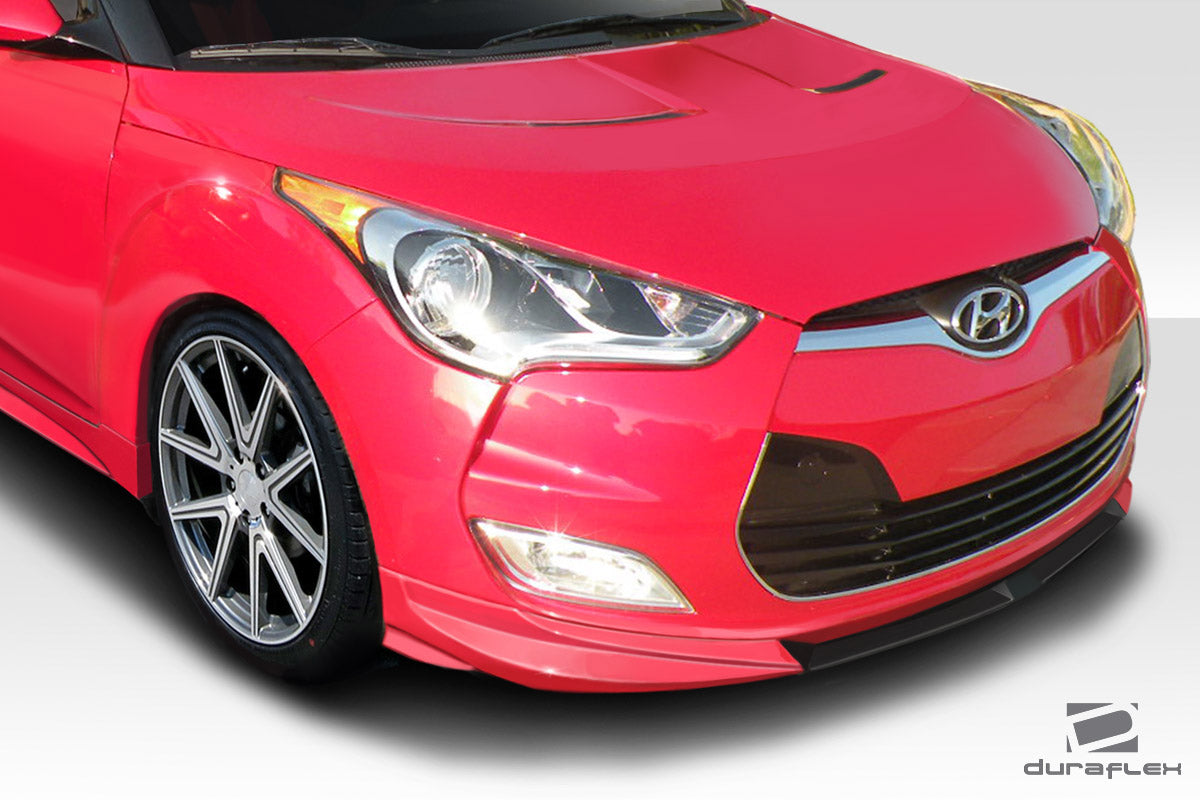 2012-2017 Hyundai Veloster Non Turbo Duraflex N Design Front Lip Spoiler - 1 Piece (S)