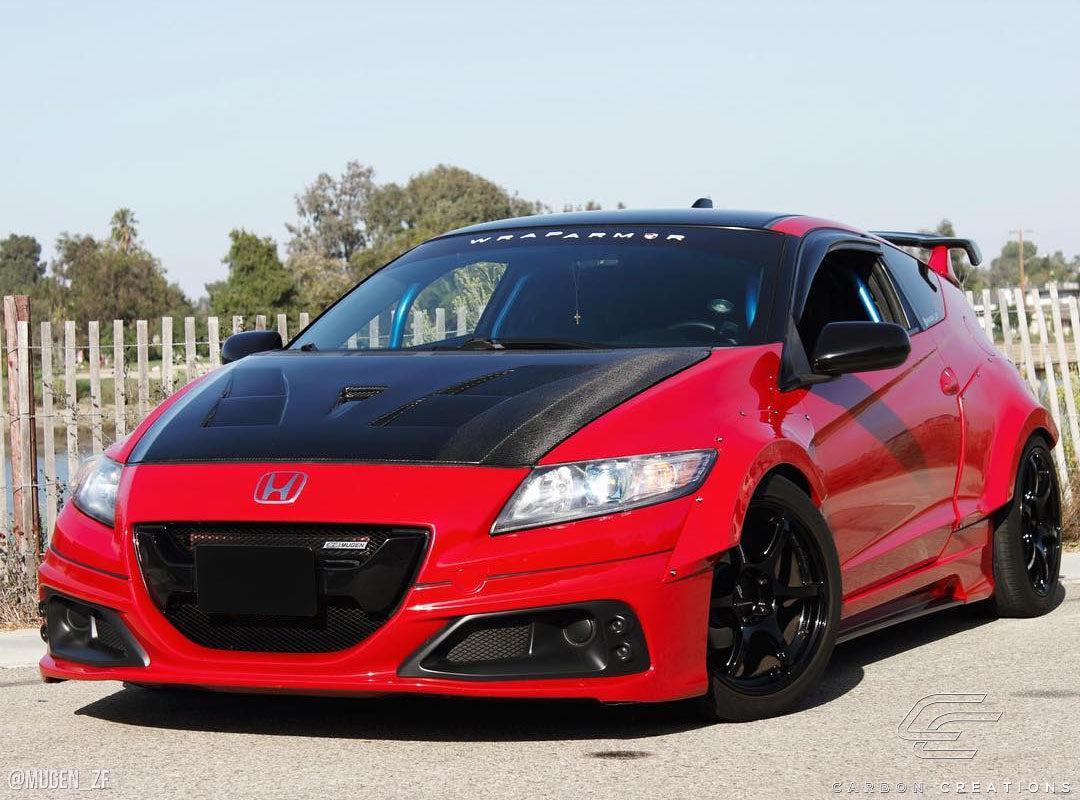 2011-2016 Honda CR-Z Carbon Creations DriTech AM-S Hood - 1 Piece