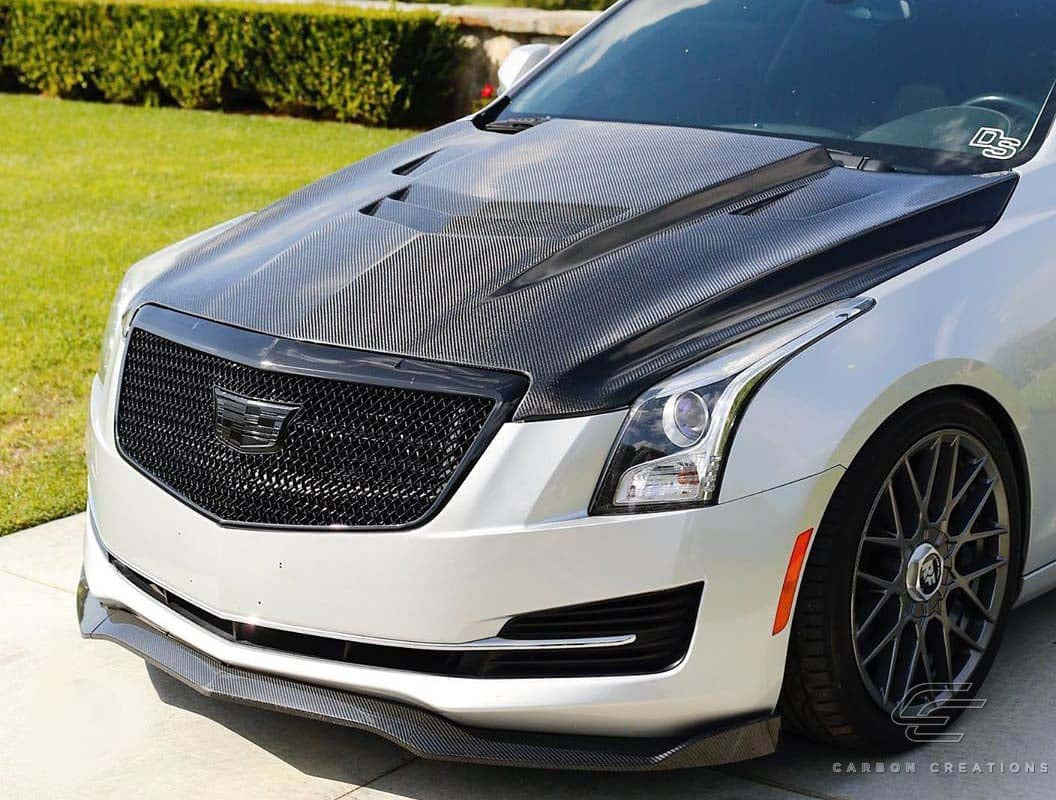 2012-2019 Cadillac ATS Carbon Creations DriTech AC-1 Hood - 1 Piece