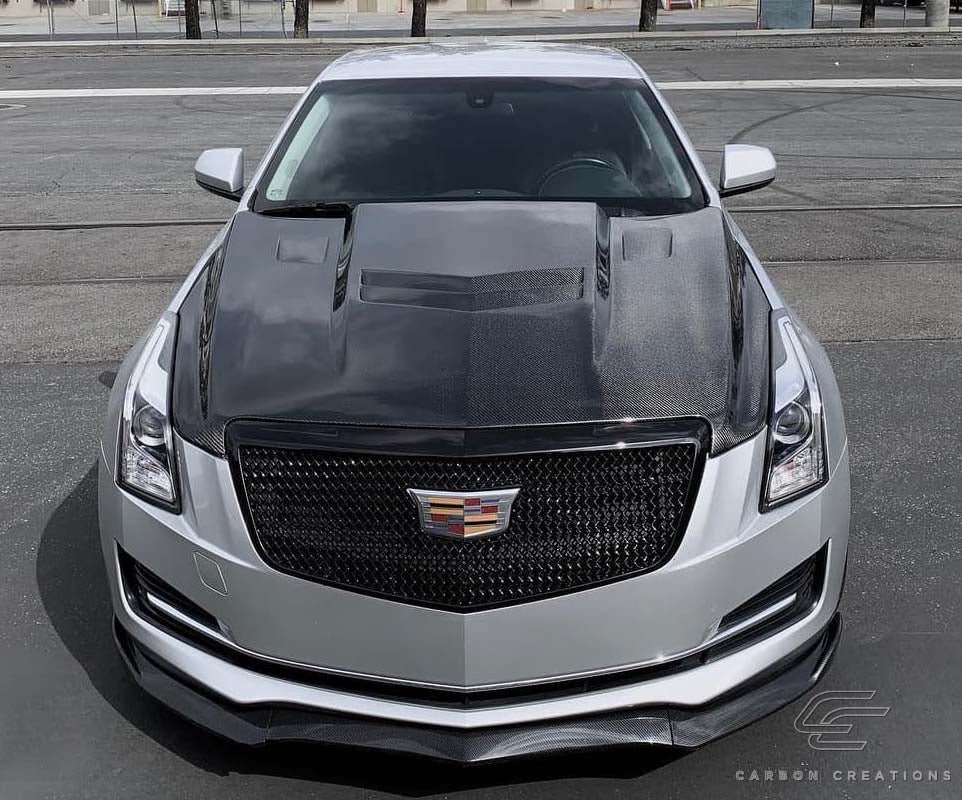 2012-2019 Cadillac ATS Carbon Creations DriTech AC-1 Hood - 1 Piece