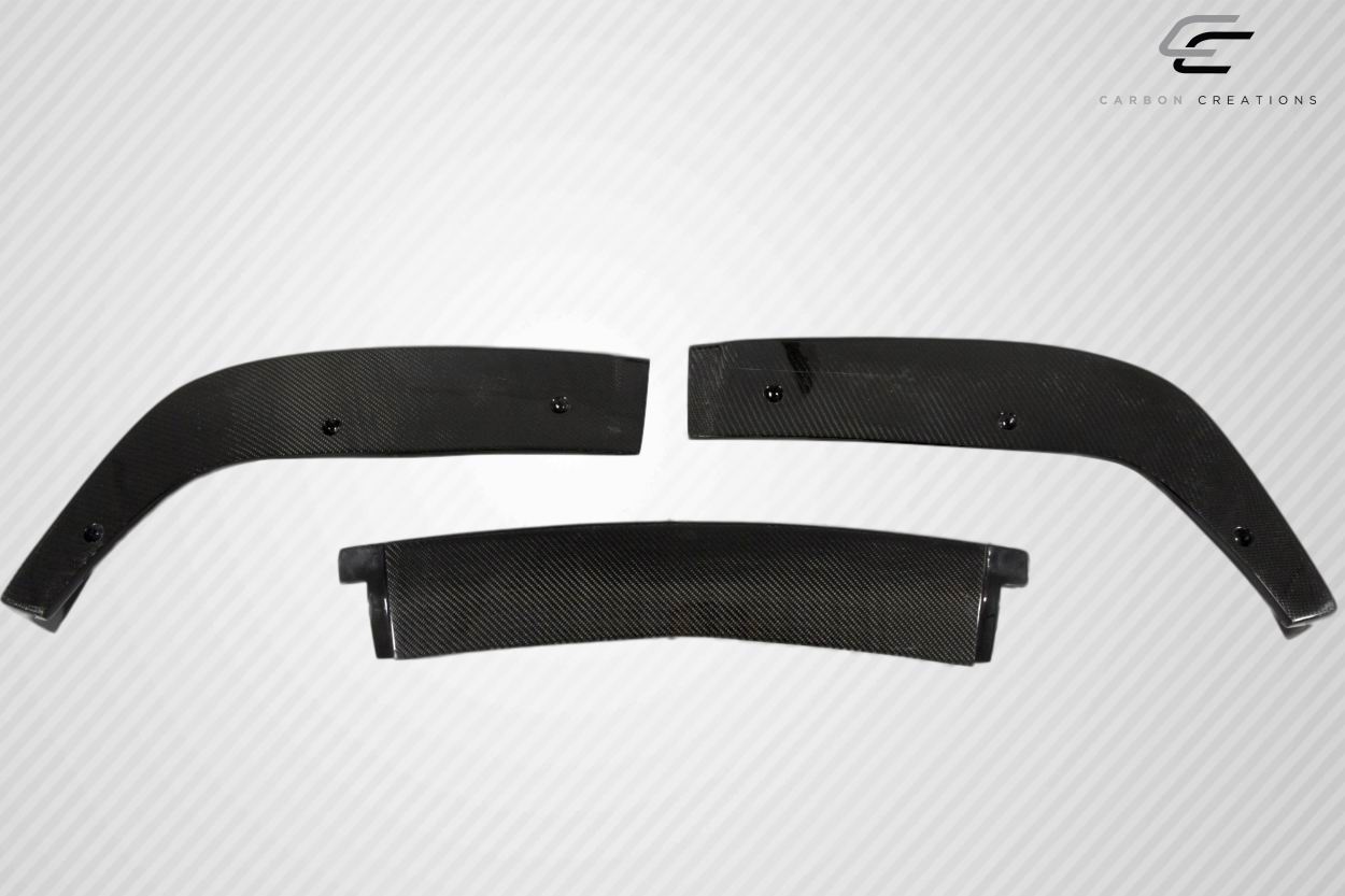 2008-2015 Infiniti G Coupe G37 Q60 Carbon Creations Chronos Front Lip Spoiler - 3 Piece