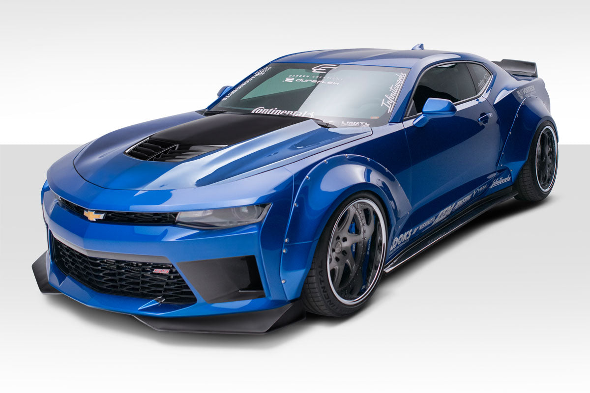 2016-2018 Chevrolet Camaro Duraflex Grid Front Bumper - 1 Piece ( With Integrated front bumper air ducts and front splitters)
