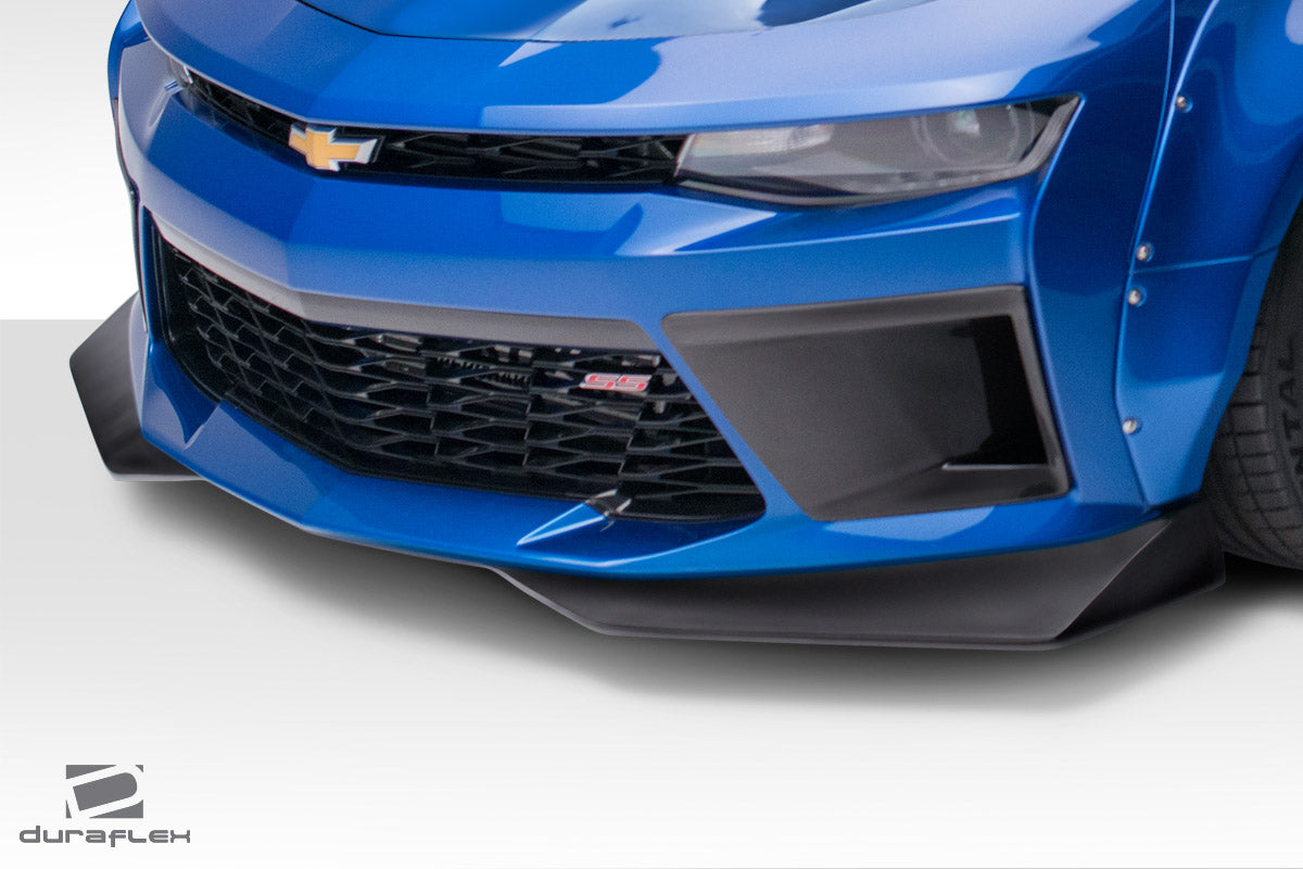 2016-2018 Chevrolet Camaro V8 Duraflex Grid Front Splitters - 2 Piece