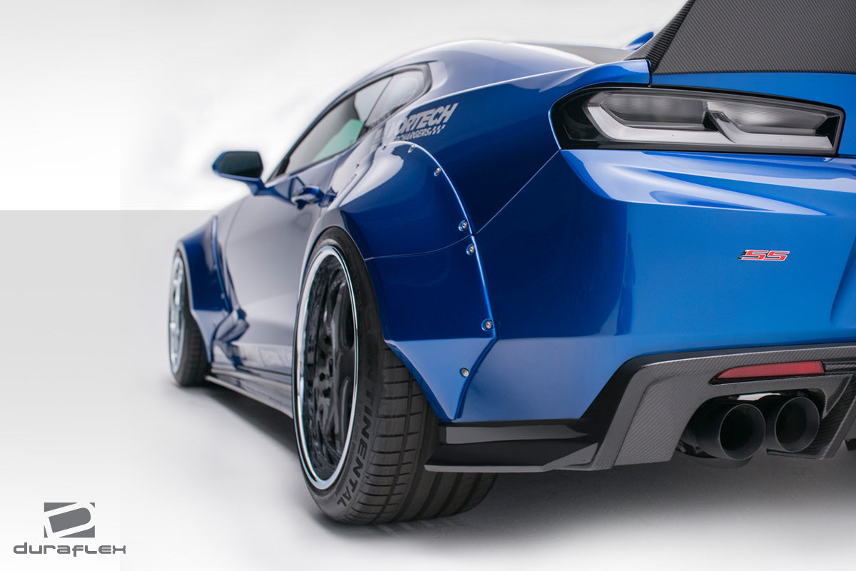 2016-2018 Chevrolet Camaro Duraflex Grid Rear Fender Flares - 4 Piece