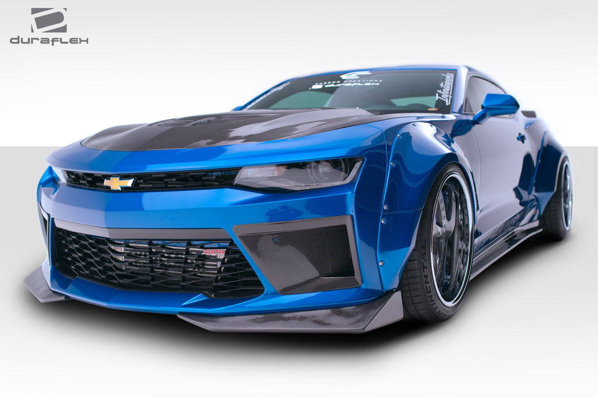 2016-2018 Chevrolet Camaro Duraflex Grid Front Fender Flares - 4 Piece