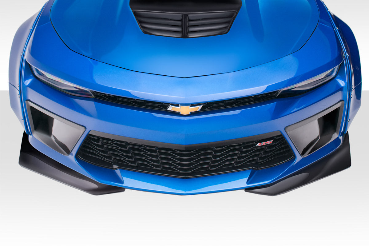 2016-2018 Chevrolet Camaro V8 Duraflex Grid Front Bumper Air Duct Extensions Add Ons Spat Extensions - 2 Piece