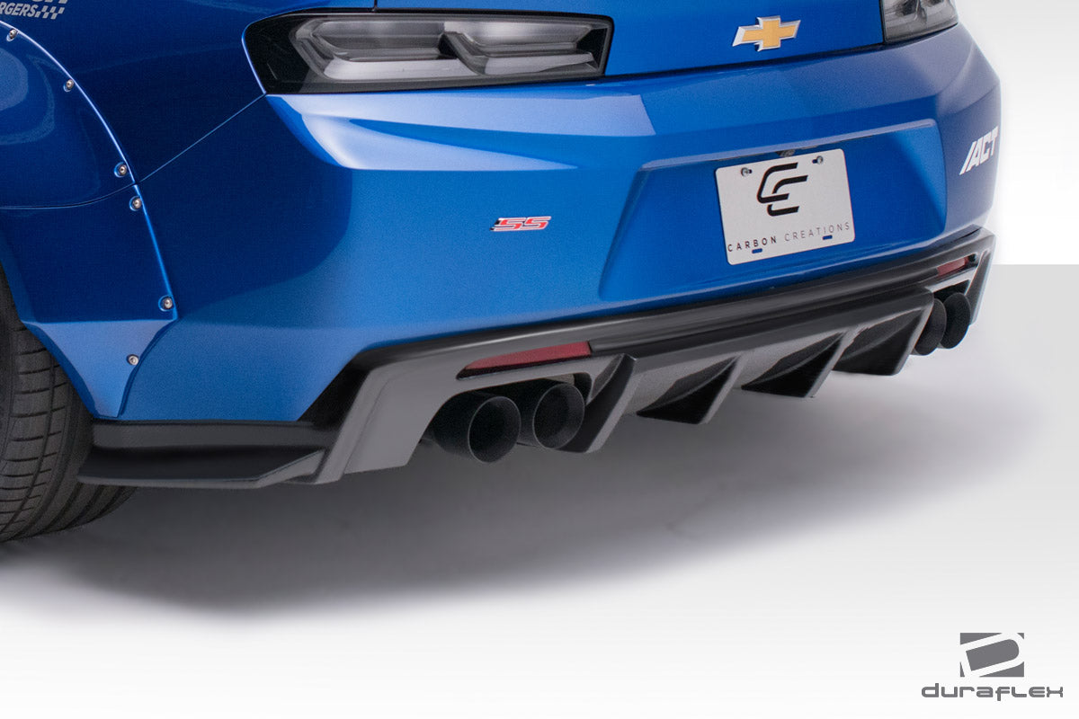 2016-2018 Chevrolet Camaro Duraflex Grid Rear Diffuser - 1 Piece
