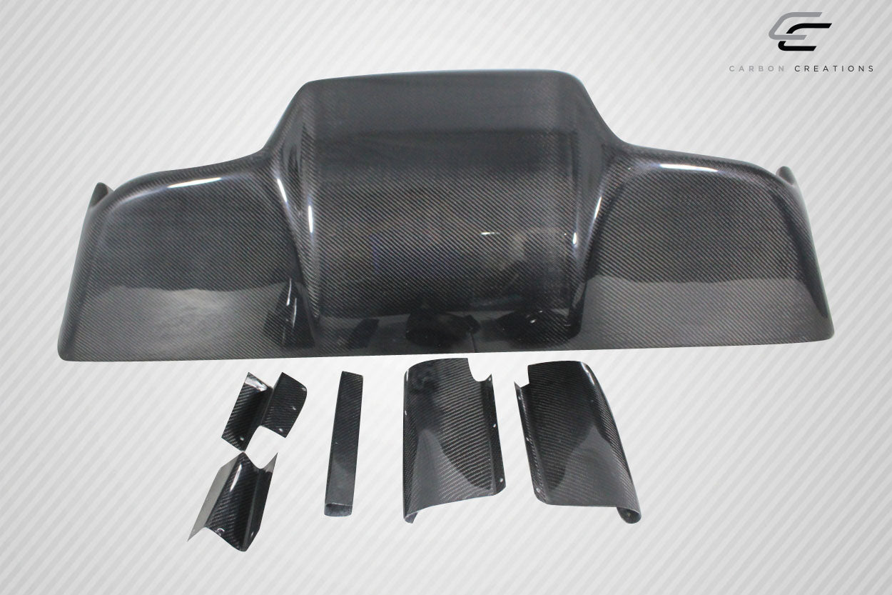2003-2008 Nissan 350Z Z33 / Infiniti G35 Coupe Carbon Creations TS-1 Rear Diffuser - 6 Piece