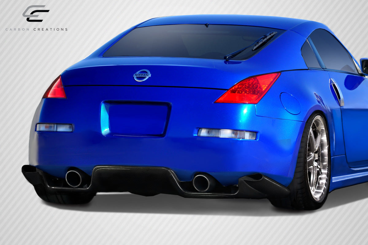 2003-2008 Nissan 350Z Z33 / Infiniti G35 Coupe Carbon Creations TS-1 Rear Diffuser - 6 Piece