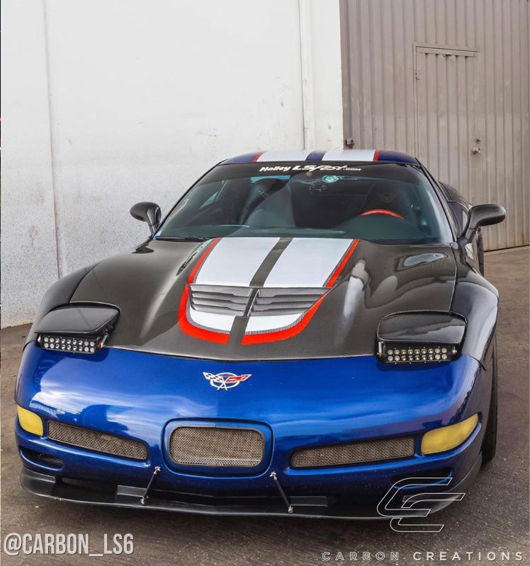 1997-2004 Chevrolet Corvette C5 Carbon Creations DriTech Stingray Z Hood- 1 Piece
