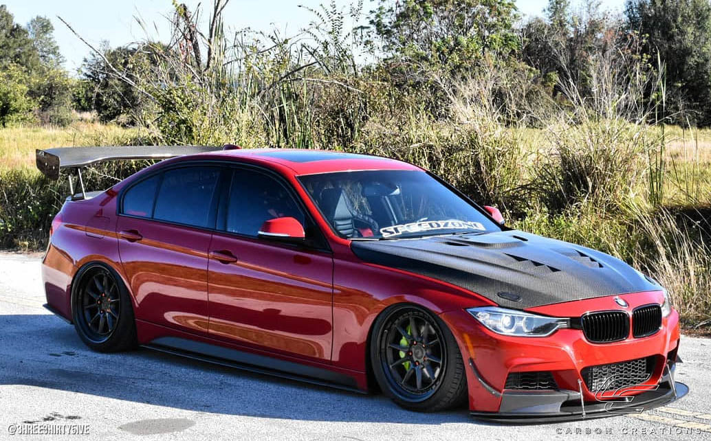 2012-2018 BMW 3 Series F30 / 2014-2020 4 Series F32 Carbon Creations DriTech Eros Version 1 Hood - 1 Piece