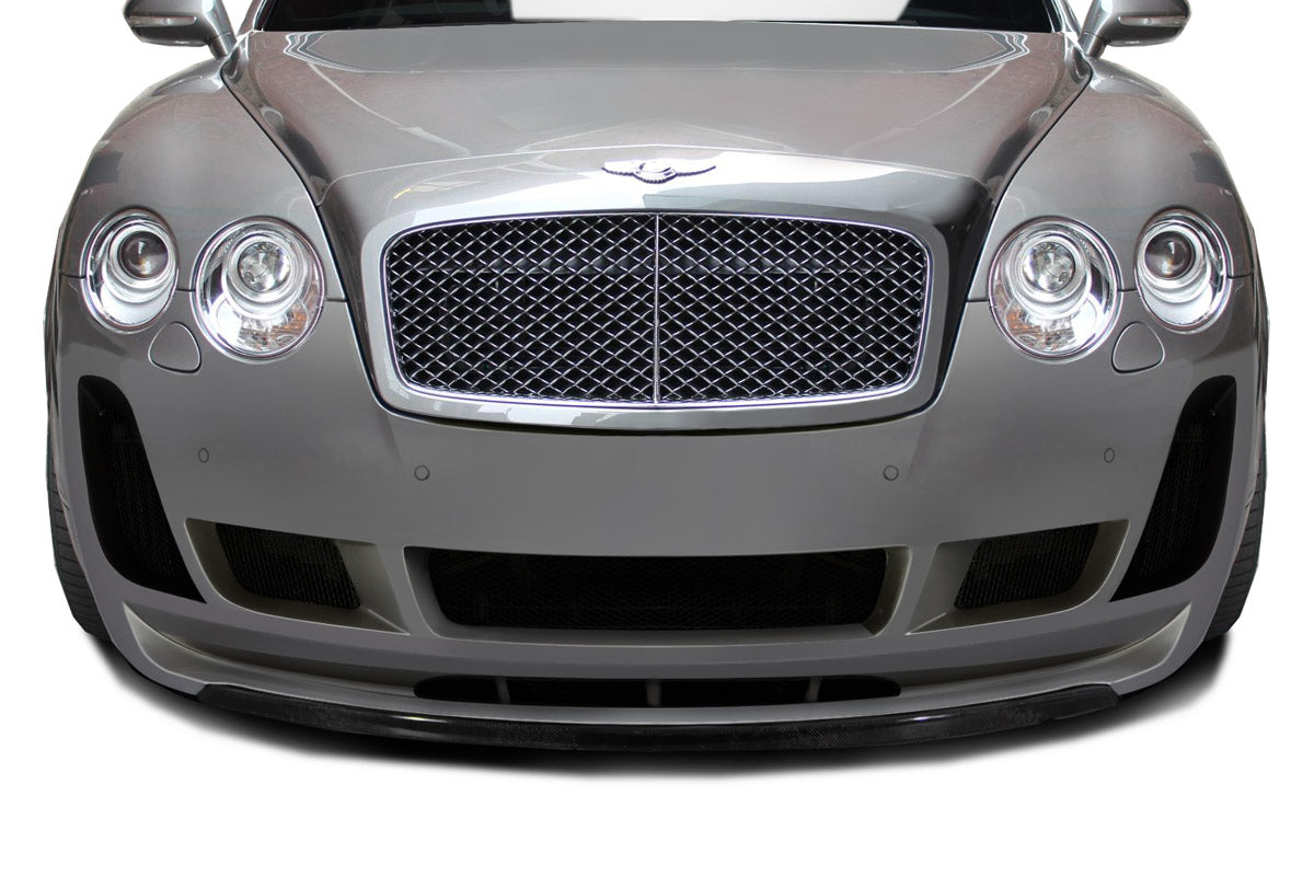 2003-2010 Bentley Continental GT GTC Carbon AF-2 Front Lip Spoiler ( CFP ) - 1 Piece ( Must be used with Carbon AF-2 Front Bumper) (S)