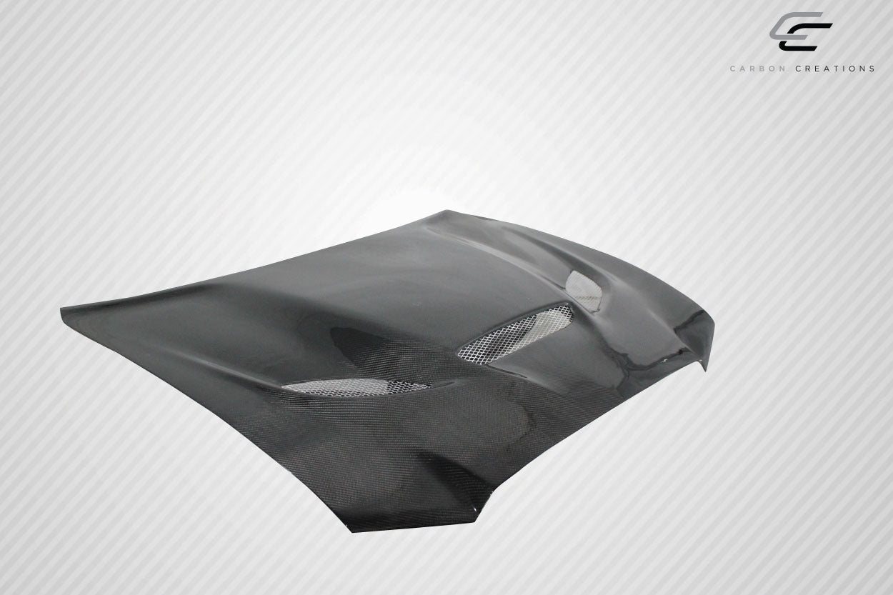 2011-2014 Dodge Charger Carbon Creations DriTech Hellcat Look Hood - 1 Piece