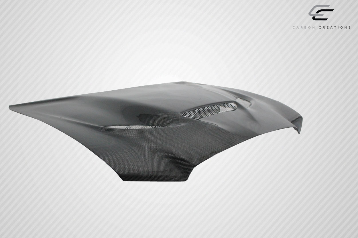 2011-2014 Dodge Charger Carbon Creations DriTech Hellcat Look Hood - 1 Piece